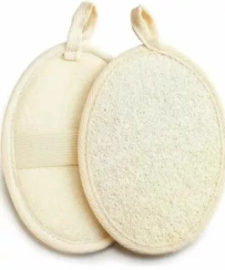 Natural Egyptian Loofah oval egyptian cotton loofah